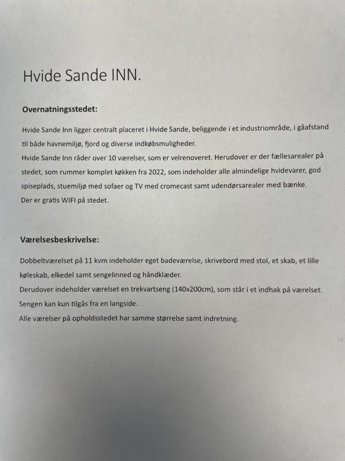 Hvide Sande Inn Eksteriør bilde